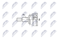NTY Gelenksatz, Antriebswelle NPZ-MZ-063 FüR Mazda