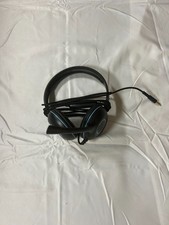 Cyber Acoustics AC-5002 Headset Single 3.5mm Plug USED Black and Blue