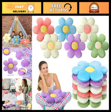 6 Pcs Flower Shaped Cushions, Daisy Pillows, Classic Color, 15.75 Inch Decor