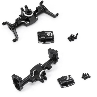 Powerhobby Aluminum Front & Rear Axle FMS FCX24 Black