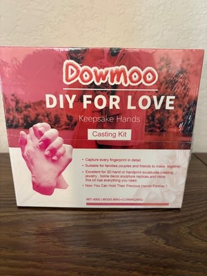 Dowmoo DIY For Love Keepsake Hands Casting Kit-NEW
