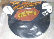 Bud Bowl 8 Painters Hat Budweiser NFL football 1997 Vintage NOS never worn