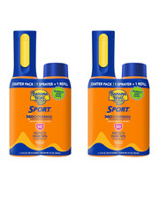 2 Pack Banana Boat Sport Ultra SPF50 360 Coverage Spray  Refill 5.5oz EXP 2027