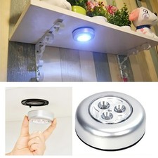 Mini Night Light LED Battery Powered Wireless Touch Stand Utility Room Outdoor