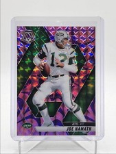 JOE NAMATH 2025 MOSAIC REACTIVE PURPLE MOSAIC PRIZM JETS #39 Q1829