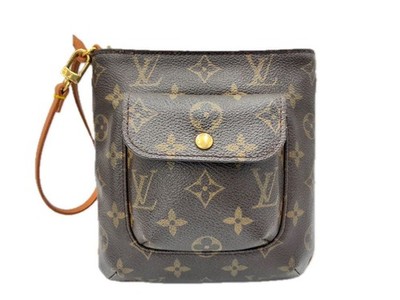 Louis Vuitton Monogram Particion M51901 Canvas Clutch Bag Brown No BOX