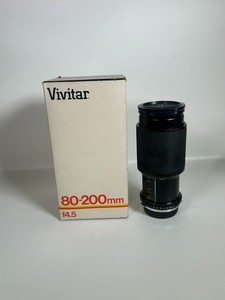 Vivitar 80-200mm f4.5 Lens Boxed For OM Olympus O/OM 55mm