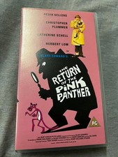 The return of the pink panther VHS tape