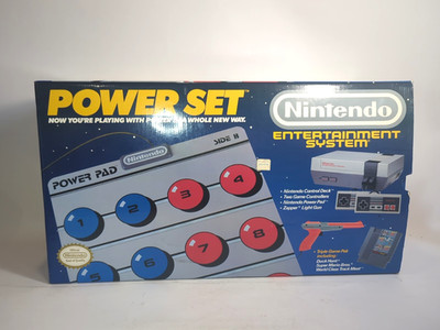 Nintendo NES Power Set With Original Box Complete Tested And Works