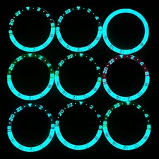 38mm x 31.5mm Blue Luminous Resin Bezel Inser...