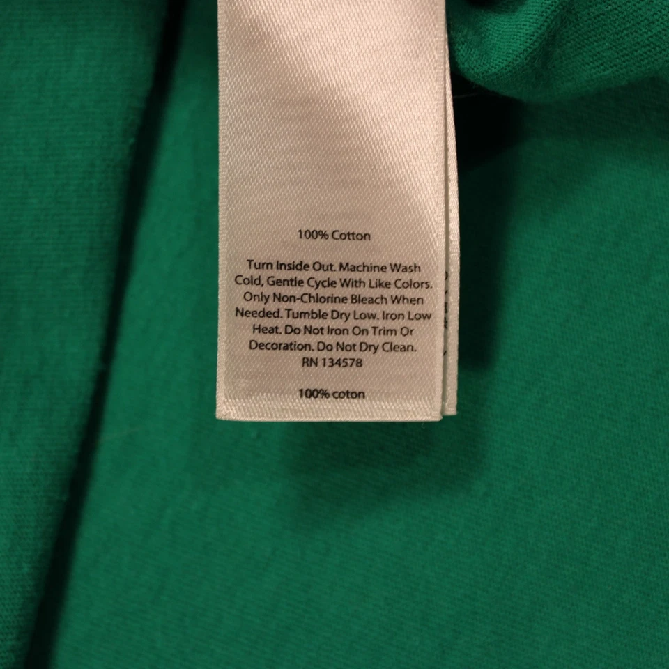 Vineyard Vines Boat & Christmas Lights Green Long Sleeve Shirt -Large- Holidays - Image 4 of 4