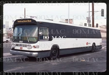 RTD-SCRTD. GM COACH BUS #144. Los Angeles (CA). Original Slide 1984. X-LAMTA D1.
