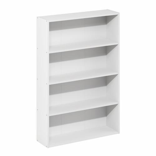 Tall Narrow Bookshelf Bookcase Thin For Open Shelf 4 Tier Vertical Display NEW