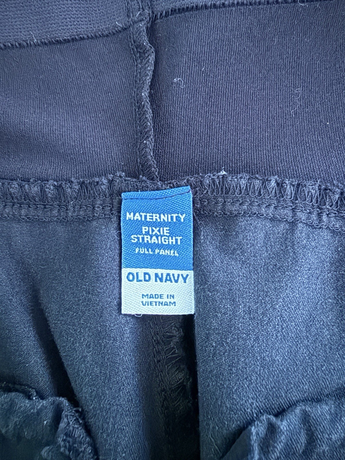 Old Navy Maternity Pixie Full Panel Black Ankle D… - image 2