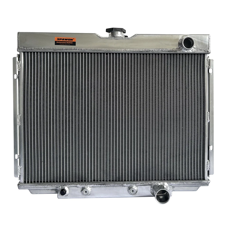 Radiador de aluminio SPAWON para Ford Mustang Mercury Cougar 1967-1970 en 3 filas 338 Foto 2 de 4