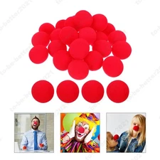 10-250X Funny Red Clown Nose for Party Christmas Halloween Circus & Prom Parties