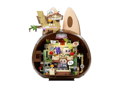 POP MART THE MONSTERS (LABUBU) Forest Secret Base Series Blocks
