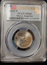 2022-P Maya Angelou American Women Quarter MS-66 PCGS