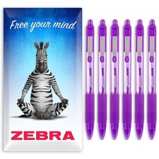 Image of Zebra Z-Grip Smooth Retractable Ballpoint Pen 1.0mm Nib Various Colour Packs