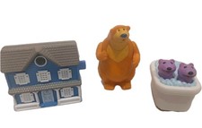 RARE 1999 SUBWAY Kids Toy Jim Henson Bear in the Big Blue House Lot Of 3 Toys