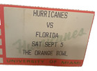 Emmitt Smith College Debut Ticket Florida Gators @ Miami Hurricanes 9/5/1987 — photo 5