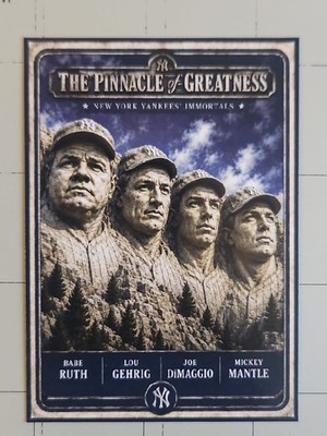Yankees Immortals Custom Card - The Pinnacle Of Greatness