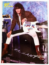 WARRANT~JERRY DIXON~ORIG 1990 POSTER~VINTAGE FULL PAGE MAGAZINE PINUP CLIPPING