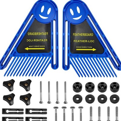 Tischsägen Featherboard Set 2 Stück Sicherheits-Federbrett Holzbearbeitung