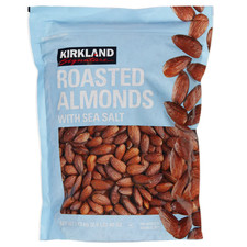 Kirkland Signature Roasted Almonds With Sea Salt, 2.5 lbs