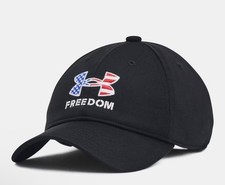 NWT Under Armour Boy's Blitzing Freedom Adjustable Hat - Osfm 25