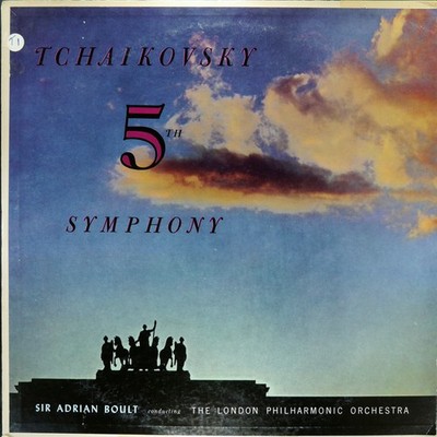 TCHAIKOVSKY ADRIAN BOULT 5Th Symphony SOMERSET P-10000 VG 45rpm LP 1959 Romantic