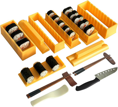 Sushi Maker, DIY Sushi Form Set - Easy Sushi Making Kit für Anfänger, Premium Ed