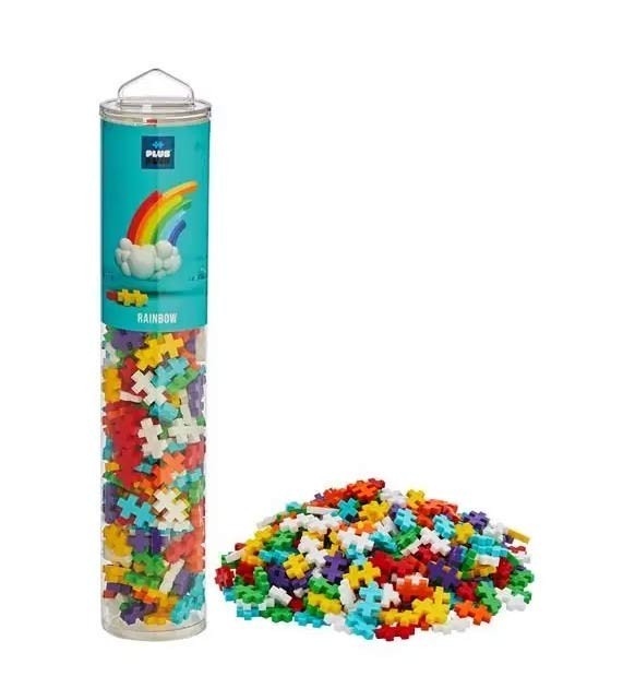 PLUS PLUS TUBO COSTRUZIONI RAINBOW 240 MATTONCINI 4262