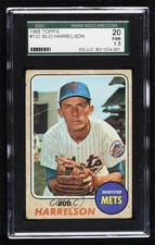 1968 Topps Bud Harrelson #132 SGC 20 1b4
