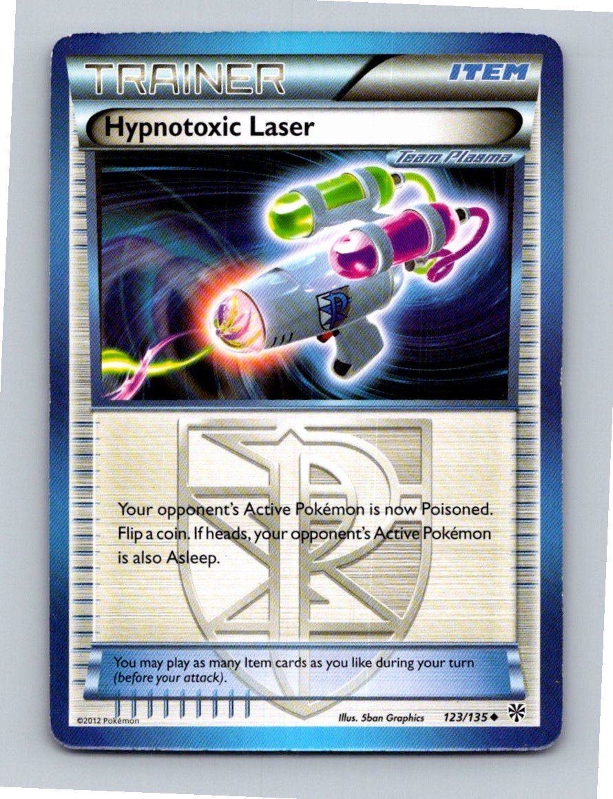 Hypnotoxic Laser (Team Plasma) Uncommon Plasma Storm 123/135 LP