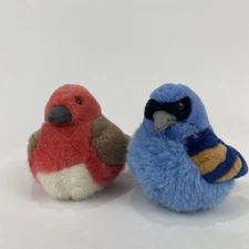 Wild Republic Audubon Bird Blue Grosbeak Purple Finch Backyard Series with Sound