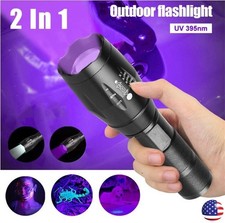 Super Bright 120000lm UV Torch Ultra Violet Flashlight Blacklight Light Lamp US