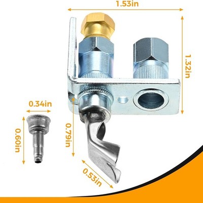 Q314A4586 NG pilot Burner with LP Orifice For Q309 Q340 Q390 Thermocouples