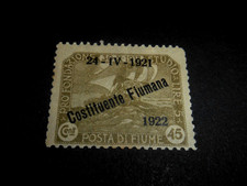 TIMBRE FIUME, ITALIE, COLONIE, NEUF *, 1922