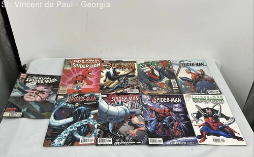 Vintage Lot of 9 Marvel Comics Comicbook Spectacular Spider-Man HP-NM Condition