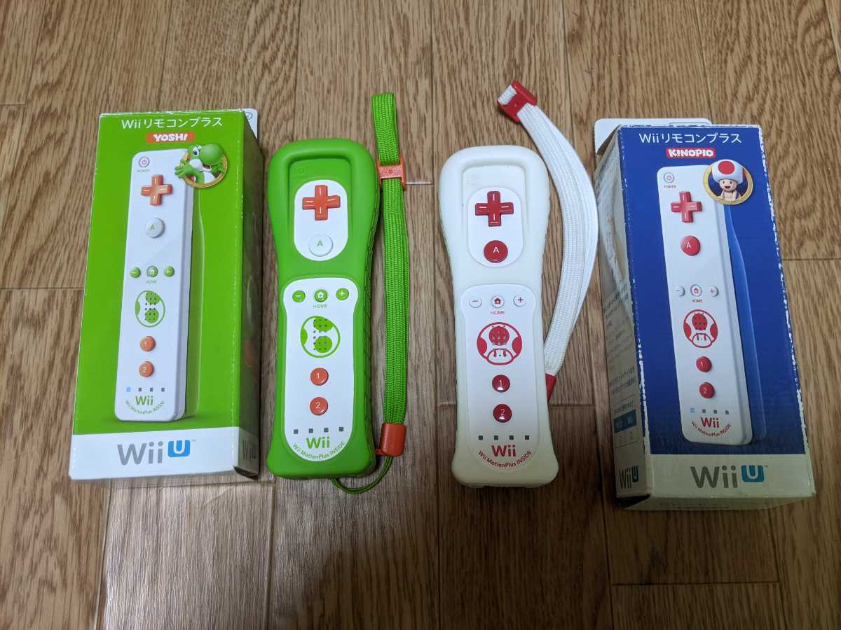 Nintendo Wii Wii U Motion Plus Remote Set Of 3 Mario Toad And Peach