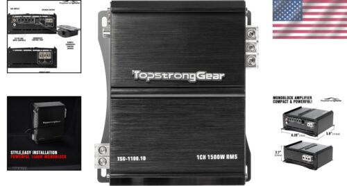 Hocheffizienter 1 Ohm 1500 Watt Subwoofer Verstärker mit variablem Bass Boost - Bild 2 von 9