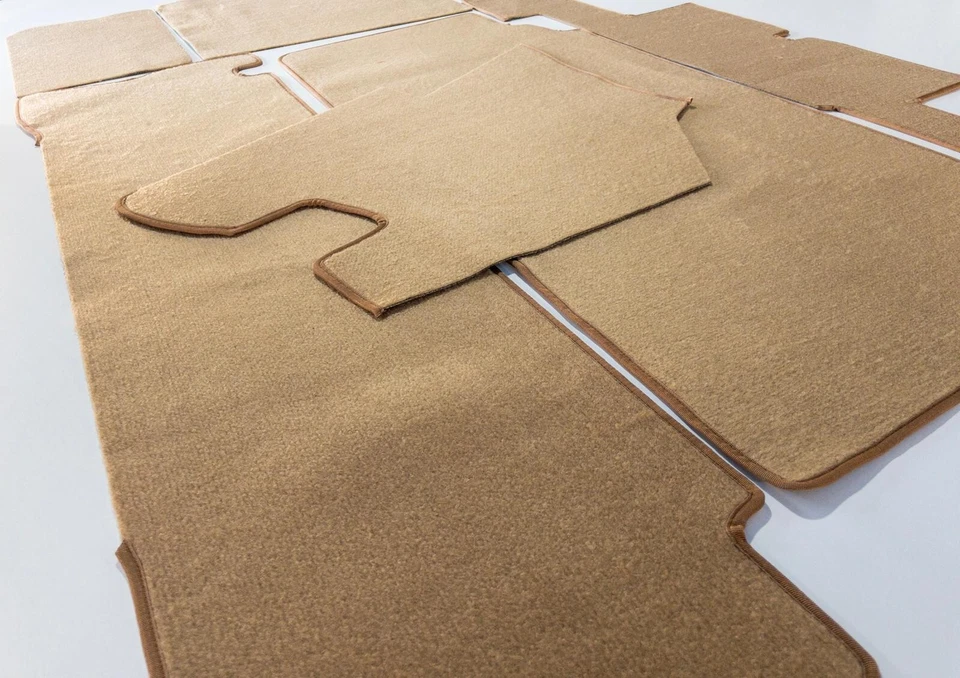 MERCEDES R107 Trunk Carpet kit for 380SL 450SL 500LS 560SL VELOUR 7 pcs PALOMINO Foto 2 de 4