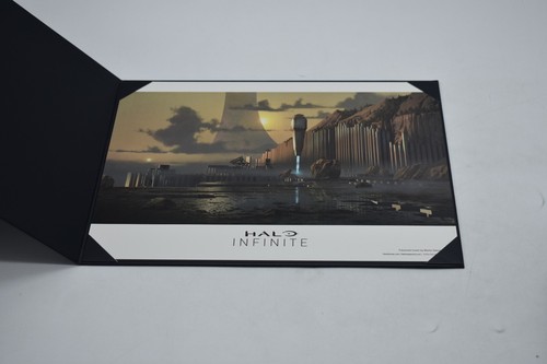 Halo Infinite Developer PRINT Launch Rare Promo Xbox One Dark Horse FRACTURED - Picture 2 of 2