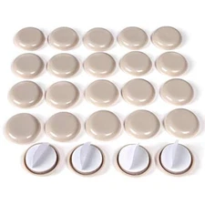 24 PCS Self-Stick Furniture Sliders,1 Inch Furniture Glides  Assorted Sizes 