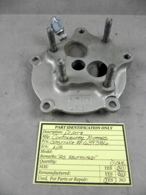 Continental Aircraft Engine Plate P/n 639386