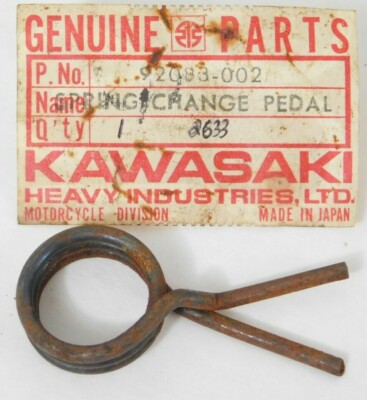 NOS Genuine Kawasaki Change Pedal Spring A1 Samurai A7 Avenger C2SS C2TR F12MX 