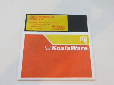 5.25'' Floppy Disk KoalaWare Programmer's Tool Kit 1984 computer program #1951 -