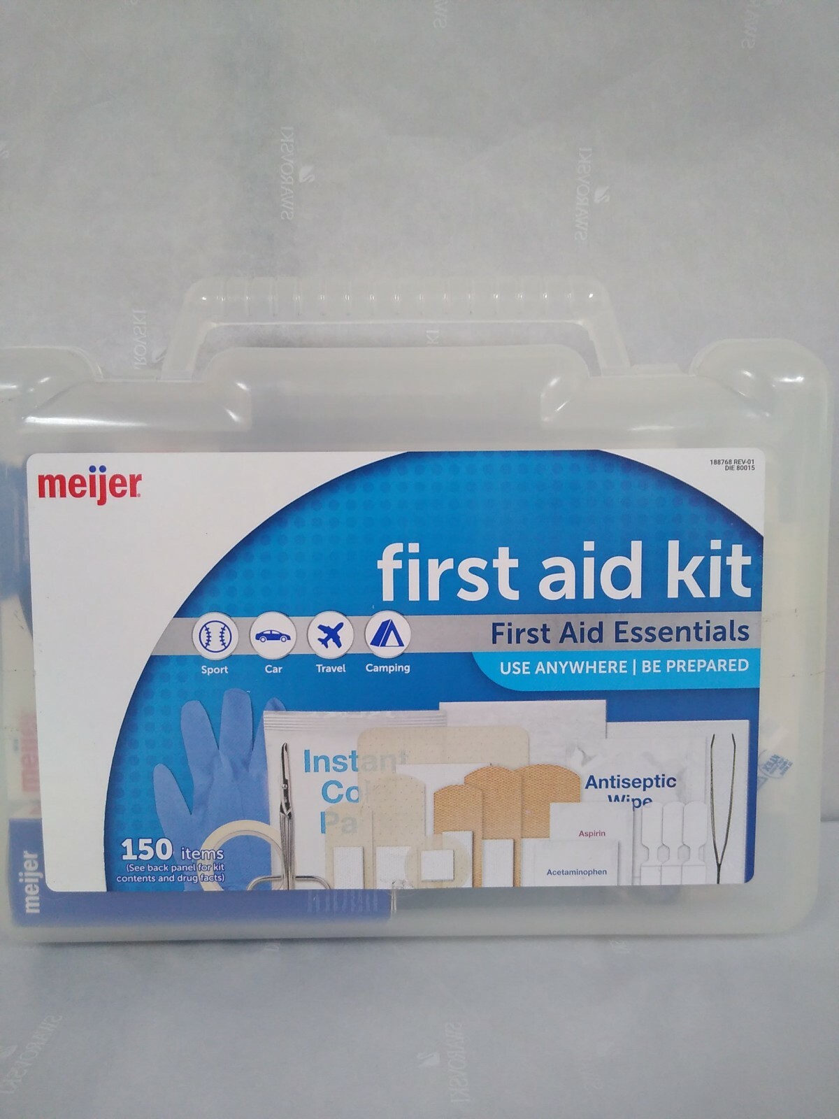 Meijer First Aid Kit Essentials Travel Size Contains 150 Items 1 Kit for sale online eBay