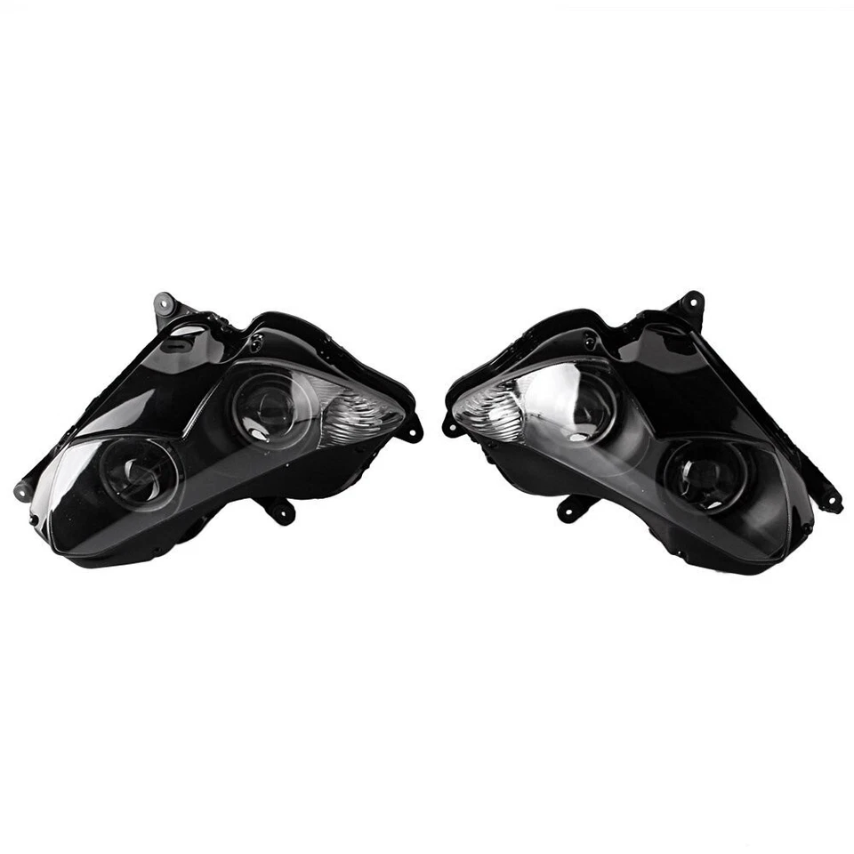 Conjunto de faros delanteros para Kawasaki Ninja ZX14R ZZR1400 2012-2017 Foto 2 de 4